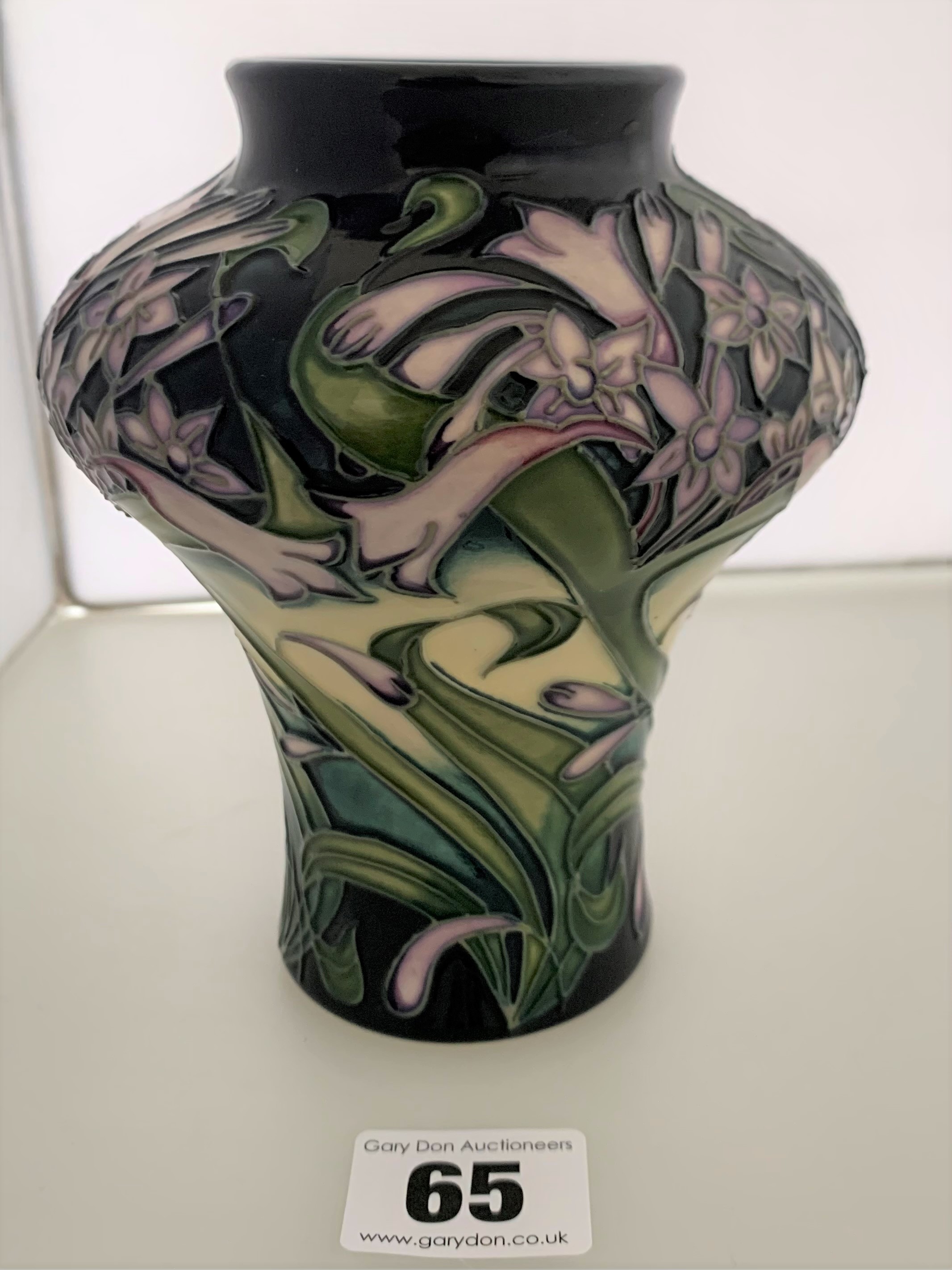 Green Moorcroft vase, signed and dated 2003, 6” high - Image 2 of 6
