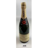 Bottle of Moet & Chandon Premiere Cuvee Champagne