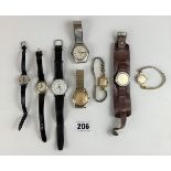 4 assorted gents wristwatches and 4 assorted ladies wristwatches
