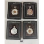 4 boxed Heritage Collection reproduction pocket watches