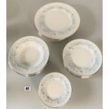 24 piece Wedgwood ‘Belle Fleur’ dinner service including 6 dinner plates, 6 medium plates, 6 soup