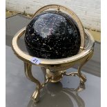 Celestial globe on swivel stand 15” high x 13” diameter