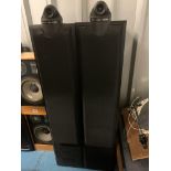 Pair of Wharfedale speakers, 40” high