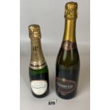 375ml bottle of La Cuvee champagne Laurent-Perrier Brut and bottle of M & S Prosecco