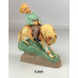 Royal Worcester boy on horse ‘Happy Days’ modelled by F.G. Doughty, no. 3435