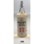 Bottle of Booth’s Finest Dry Gin