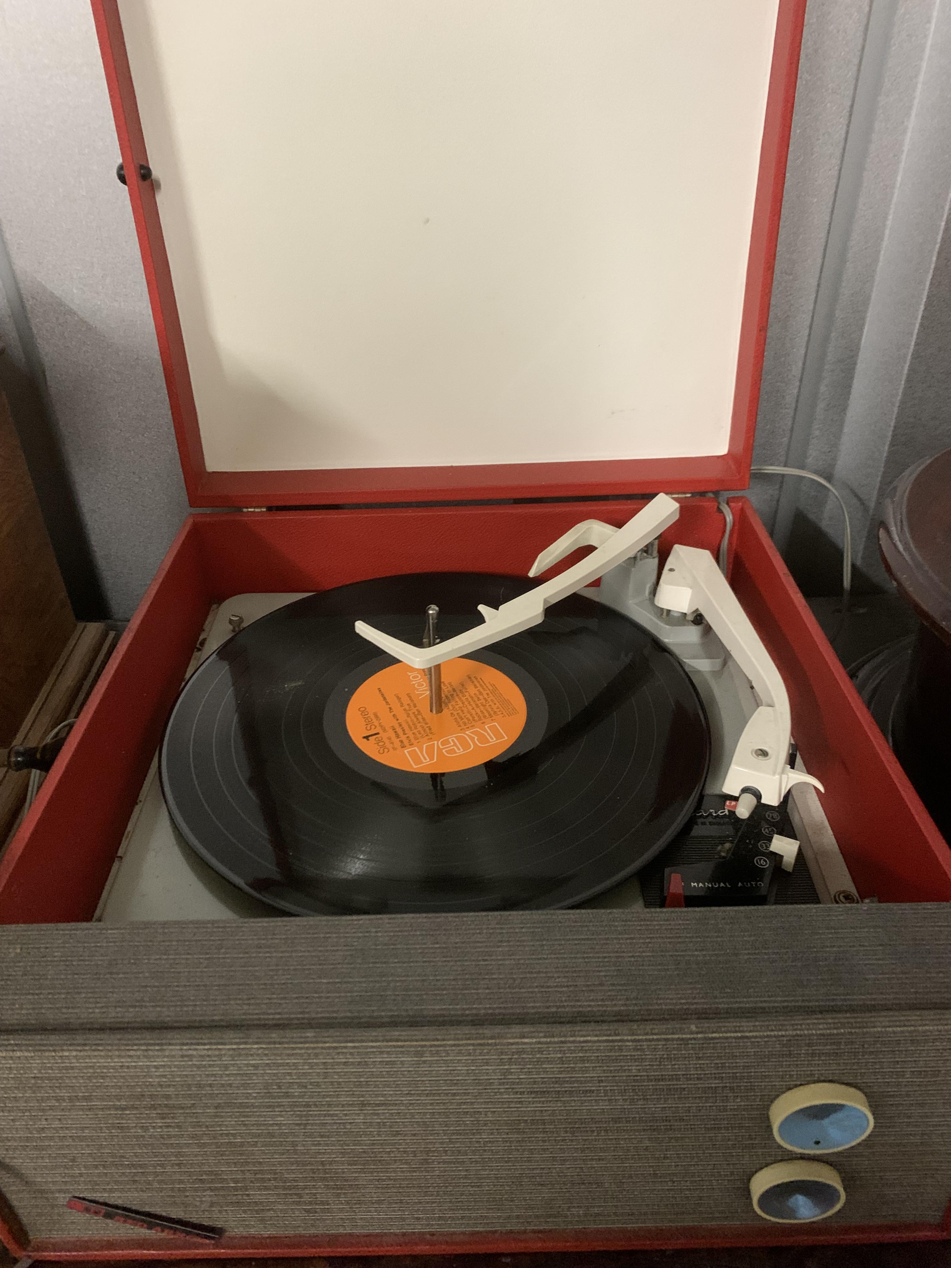 Garrard Red Arrow portable record player - Image 3 of 3