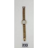 Plated ladies Tissot watch