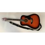 Brunswick acoustic guitar, Rodeo series with soft case