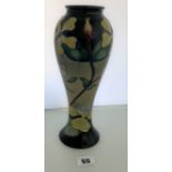 Green Moorcroft vase 11” high