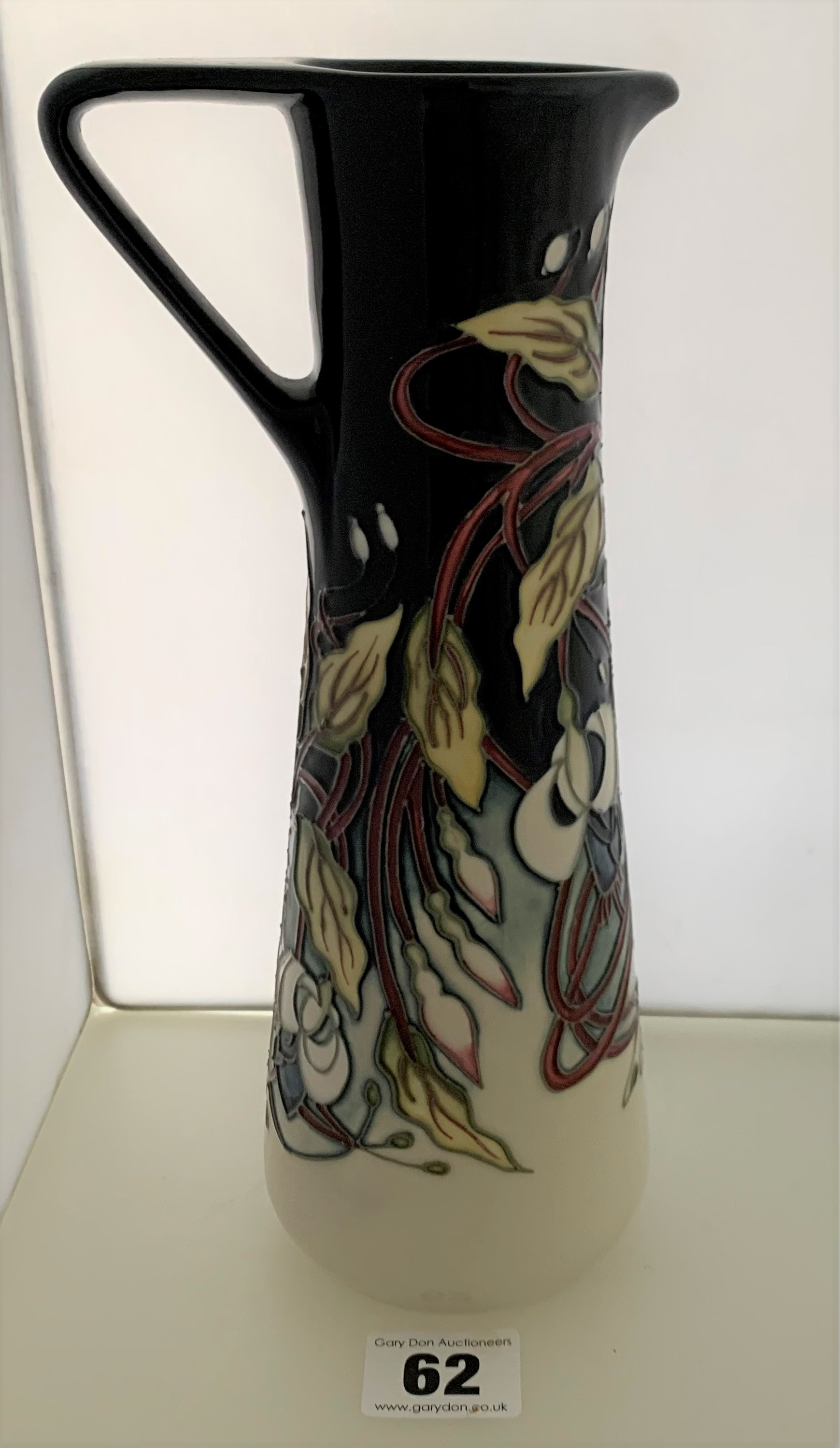 Blue Moorcroft jug, signed and dated 2012, 66/75, 9.5” high - Image 3 of 6