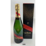 Boxed bottle of G.H. Mumm Champagne Brut, Cordon Rouge