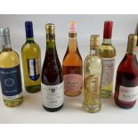 6 bottles of wine: Giordano Vermentino Terre Siciliane, Yallaroo Rose, Mondelli Catarratto Pinot