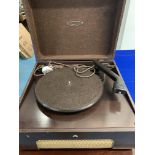 Old Garrard portable record player by M. Michael Radio Ltd, serial no. 88734