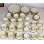 82 piece Minton ‘St. James’ tea, coffee and dinner service including 9 tea cups, 12 tea saucers, 6