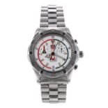 Tag Heuer Searacer Professional 200m chronograph stainless steel gentleman's bracelet watch, ref.