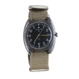 Hamilton Genéve British Military RAF pilot's stainless steel wristwatch