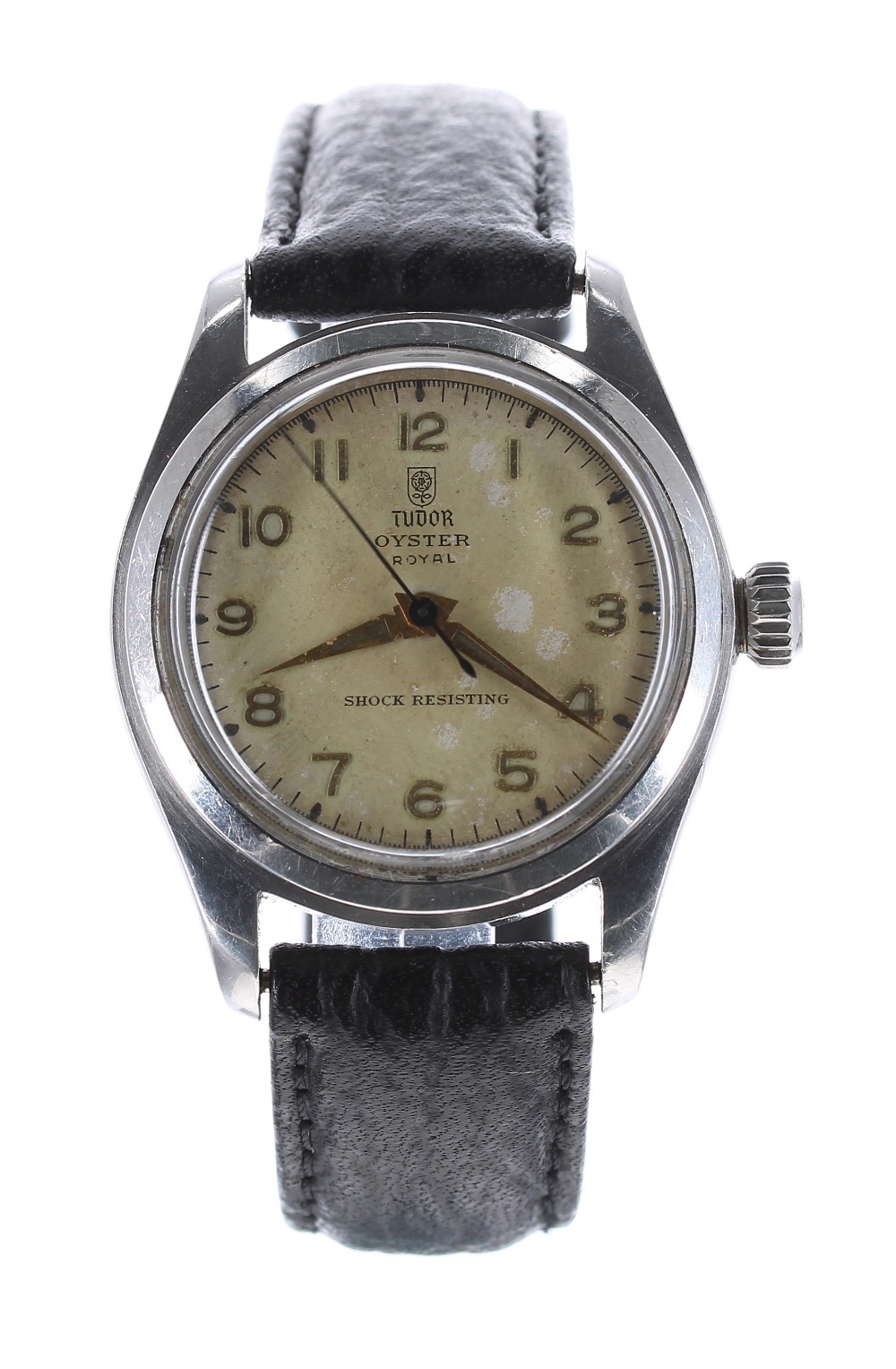 Tudor Oyster Royal stainless steel gentleman's wristwatch, ref. 7803, circa 1950s, serial no.