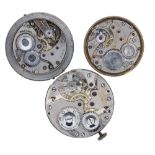 Rolex - Rolco 15 jewel wristwatch movement, signed dial, 30mm; together with a Rolex wristwatch