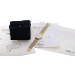 Chopard Ulta-Thin Classic 18ct yellow gold gentleman's bracelet watch, ref. 1091, circa 1980s,