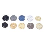 Rolex - ten assorted lady's dials (10)