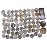 Quantity of wristwatch movements with enamel dials (some faults and incomplete) (60 approx)