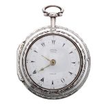 Edward Prior - William IV silver verge pair cased pocket watch made for the Turkish Market, London