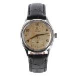 Omega automatic 'bumper' stainless steel gentleman's wristwatch, ref. 2581-4, circa 1947-1950,