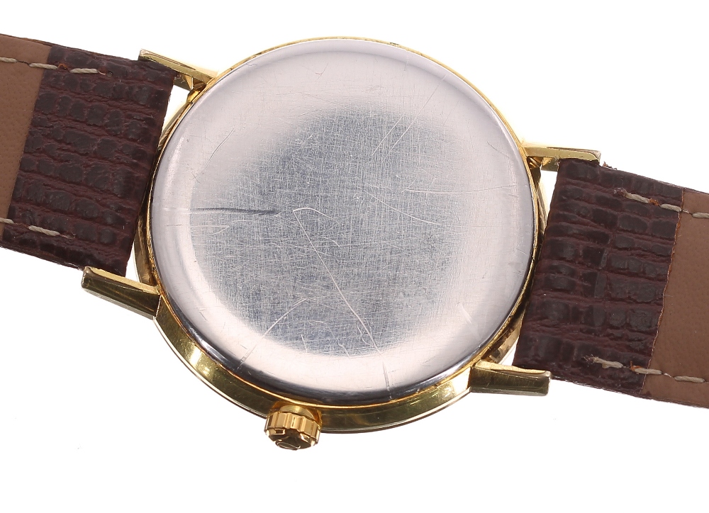 Omega gold plated and stainless steel gentleman's wristwatch, ref. 132.00019, circa 1966, serial no. - Image 3 of 4