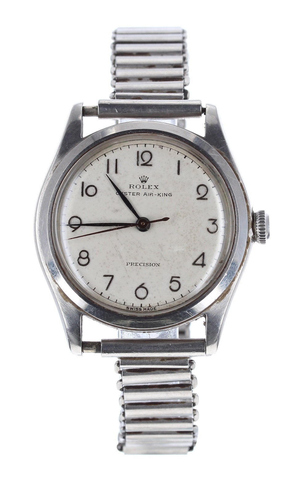 Rolex Oyster Air-King Precision mid-size stainless steel gentleman's bracelet watch, ref. 4499,