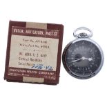 Hamilton Watch Co. U.S. Government issue navigational 'G.C.T' pocket watch, ref. 4992B, signed 22