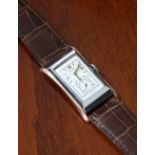 Fine Rolex Prince Brancard pink gold and steel flared gentleman's wristwatch, ref. 1490, case no.