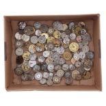 Large quantity of wristwatch movements (100 approx)
