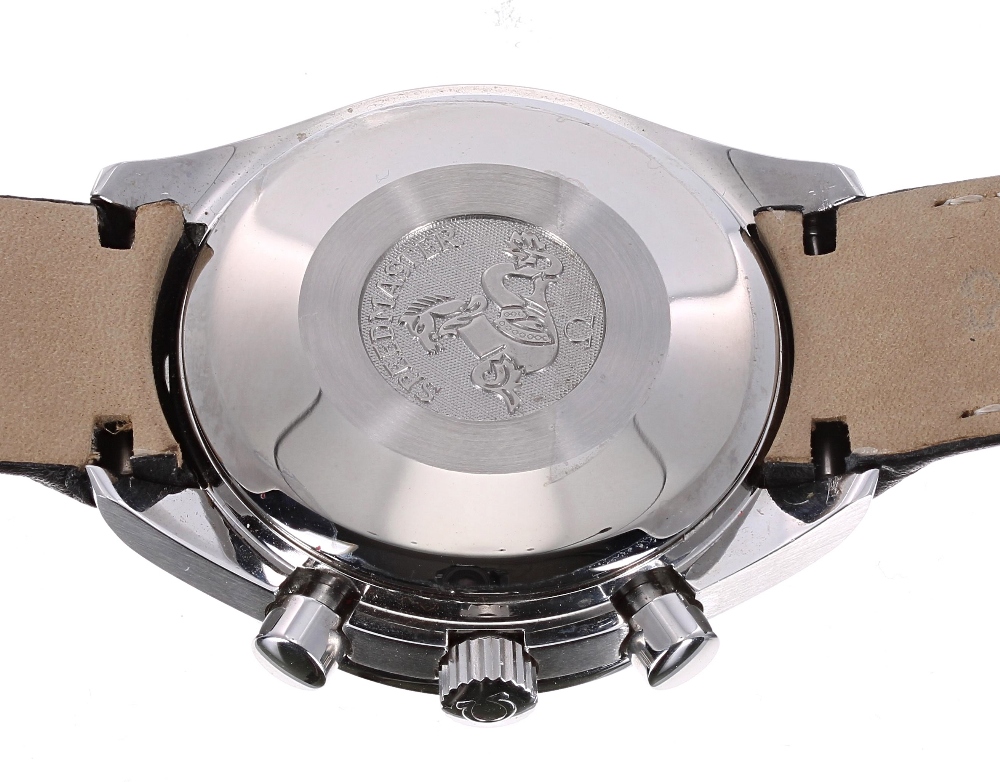 Omega Speedmaster automatic triple calendar chronograph stainless steel gentleman's wristwatch, ref. - Image 6 of 6