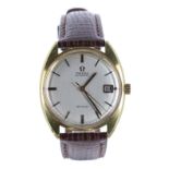 Omega De Ville automatic gold plated and stainless steel gentleman's wristwatch, ref. 166.029, circa