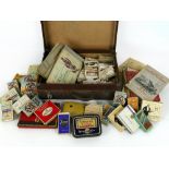 Quantity of vintage cigarette cards including a number of albums and loose sets