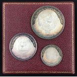 Three 1969 Hashemite Kingdom of Jordan coins; one Dinar, 3/4 Dinar and 1/2 Dinar (3)