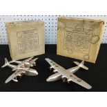 Dinky Toys - No. 62p Armstrong Whitworth "Ensign" Air Liner, boxed; together with No.63 Mayo