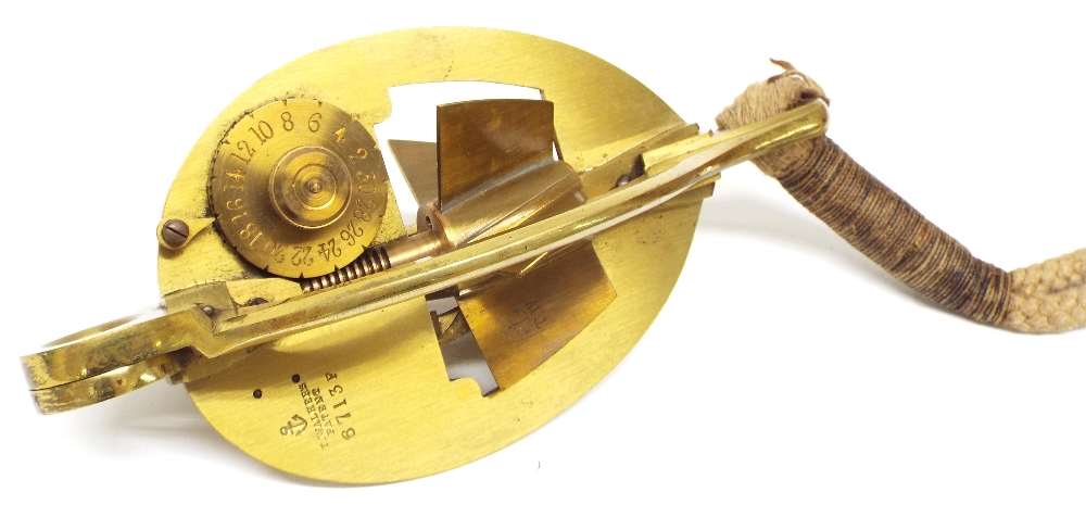 Walker's Patent "Harpoon" Sounding Machine, with lanyard, in original bow with directions for use to - Image 2 of 2