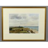 James Fletcher-Watson R.I R.B.A (1913-2004) - 'Cromer from the cliff top', signed lower left,