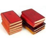 Interesting collection of handwritten personal diaries, ten volumes, covering the period 1936 to