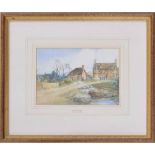 George Whyatt (ex. 1910-1923) - 'Childs Wickham, Worcestershire', signed, also inscribed with the