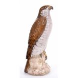 Bing & Grondahl, Copenhagen - Falcon, factory stamp and inscribed numbered 1892 underside, 11" high