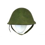 WWII British arm steel helmet with original liner