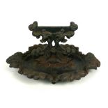 Victorian cast iron boot scraper