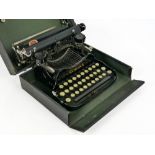 Rare Corona Model 3 folding portable typewriter, circa 1917