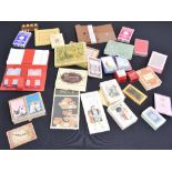 Small collection of assorted vintage card games, packs of cards, whist marker/scorers, canasta etc.