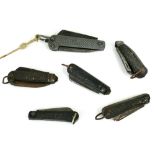 Collection of military pocket knives (6)