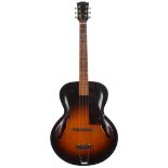 1950 Gibson L-48 archtop guitar, made in USA, factory order no. 5xx3; Finish: sunburst, lacquer