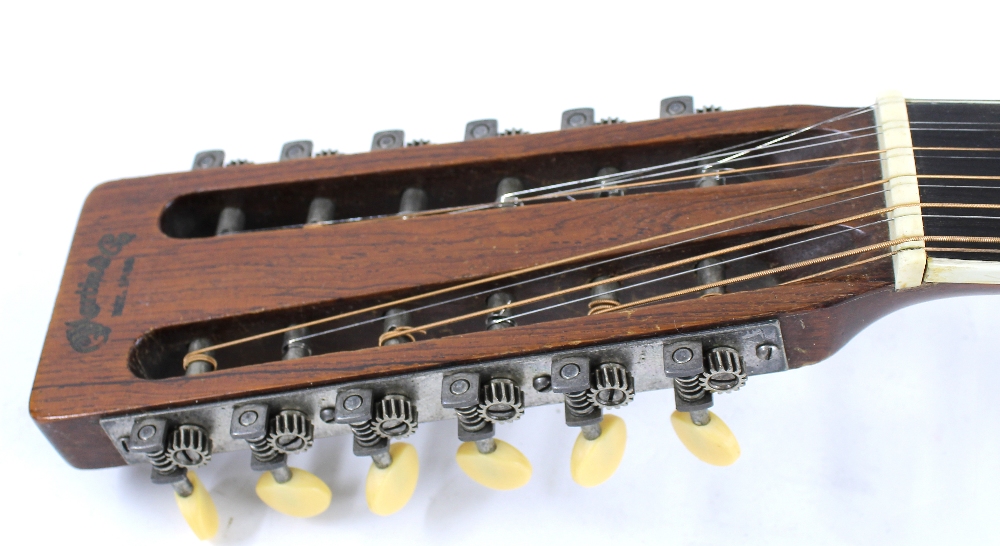 1966 C.F. Martin & Co D12-35 twelve string guitar, made in USA, ser. no. 2xxxx6; Back and sides: - Image 4 of 14